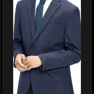 NEW TED BAKER NAVY BLUE    SUIT JACKET SIZE 44R Wool